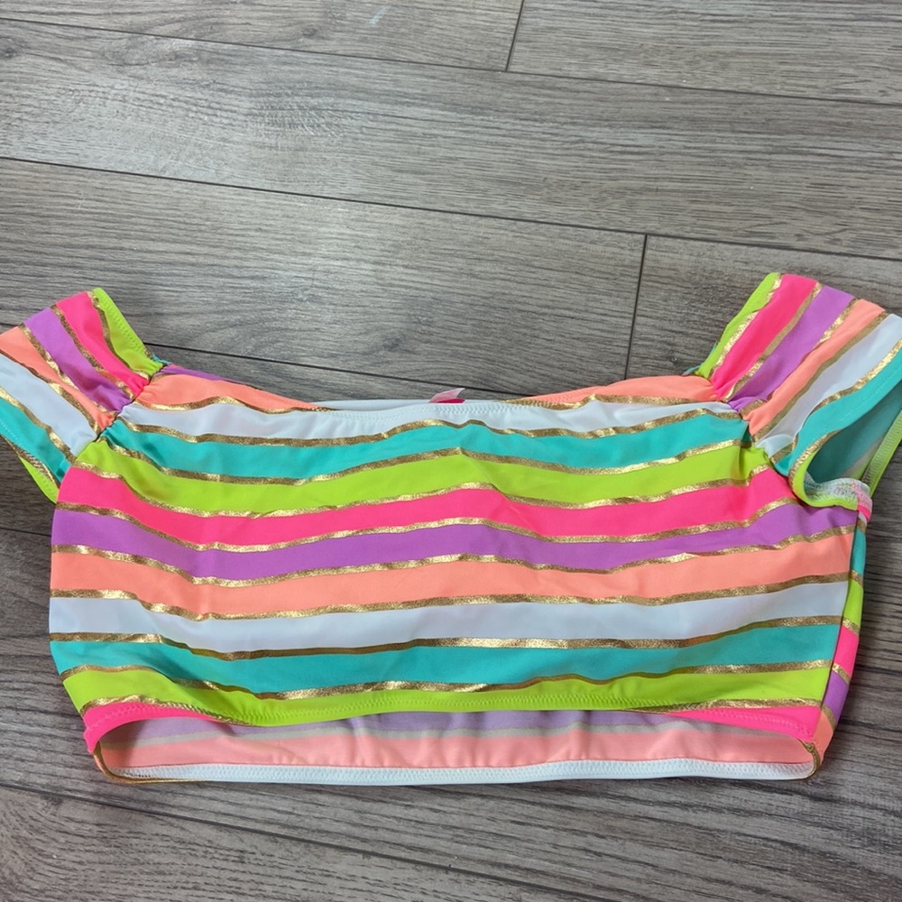 Nwot Victoria’s Secret striped gold bikini M - Picture 8 of 9